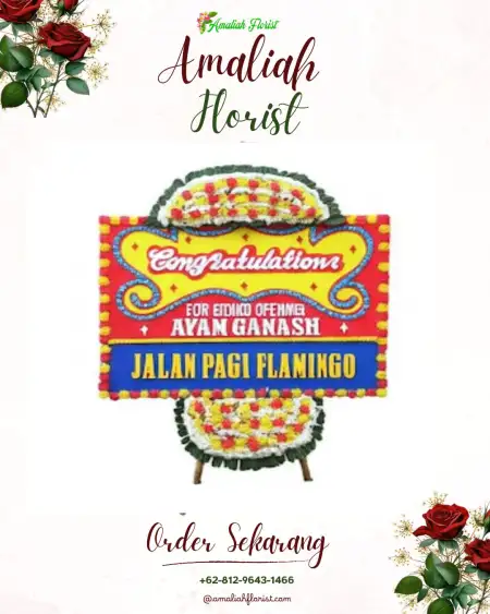Sewa Papan Bunga Mandalika